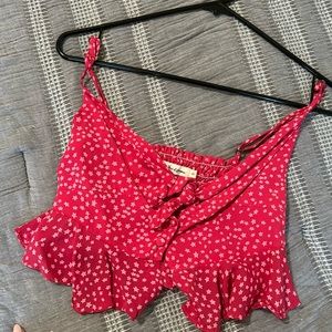 For Love & Lemons top with pink stars